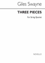 Giles Swayne, Three Pieces For String Quartet Streichquartett Partitur