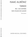 Tango in D from Espana op.165 no.2 para piano