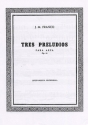 Franco Tres Preludios Op.55 Harp Buch