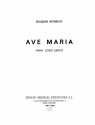 Joaquin Rodrigo, Ave Maria SATB Klavierauszug