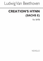 Ludwig van Beethoven, Creation's Hymn (SATB) SATB Chorpartitur