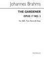 Johannes Brahms, The Gardener SSA and Piano Chorpartitur