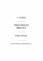 Jesus Guridi, Tres Piezas Breves Piano Klavier Buch