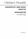 Herbert Howells, Magnificat And Nunc Dimittis (Winchester) SATB and Organ Buch