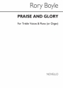 Rory Boyle, Praise And Glory Treble Piano Accompaniment Buch