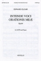 Edward Elgar, Intende Voci Orationis Meae Op.64 SATB and Organ Chorpartitur