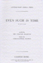 Brown: Even Such Is Time SATB Vocal Score