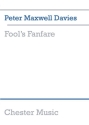 Peter Maxwell Davies: Fool's Fanfare (Score) Voice, Trumpet (Duet), Trombone (Duet), Percussion (Duet), Ukulele (Du Score