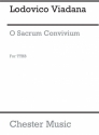 Viadana: O Sacrum Convivium For TTBB Chorus TTBB Vocal Score