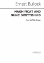 Ernest Bullock, Magnificat And Nunc Dimittis In D SATB and Organ Chorpartitur