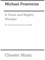 A Great And Mighty Wonder for mixed choir unaccompanied choral score