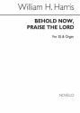 Sir William Henry Harris, Behold Now Praise The Lord Soprano Organ Accompaniment Buch