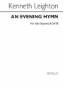 Kenneth Leighton, An Evening Hymn Soprano, SATB Chorpartitur