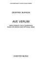 Geoffrey Burgon: Ave Verum (SATB) Soprano, SATB, Piano Accompaniment Vocal Work