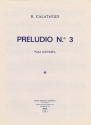 Bartolome Calatayud, Preludio No.3 Gitarre Buch