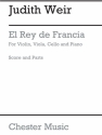 El Rey De Francia for violin, viola, cello and piano score and parts