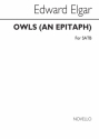 Edward Elgar, Owls, Op.53 No.4 SATB Chorpartitur