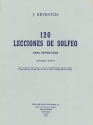 J Reventos, 120 Lecciones De Solfeo Ii Orgel Buch