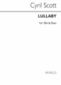 Cyril Scott, Lullaby for SSA and piano acc. SSA and Piano Chorpartitur