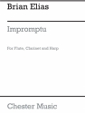 Brian Elias: Impromptu - Flute/Clarinet/Harp Flute, Clarinet, Harp Score and Parts