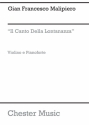 ll Canto Della Lontananza   per violino e pianoforte