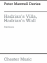 Peter Maxwell Davies: Hadrian's VIlla, Hadrian's Wall Bagpipes, String Quartet, Piano Chamber Score