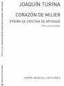 Joaqun Turina, Turina: Corazon De Mujer for Voice and Piano Vocal and Piano Buch