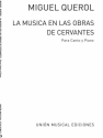 La Musica En Las Obras De Cervantes Vocal and Piano Buch