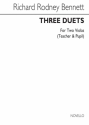 Richard Rodney Bennett, Three Duets for Two Violas (Teacher and Pupil) Viola[Duet] Buch