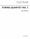 Cyril Scott, String Quartet No.2 (Parts) Streichquartett Buch