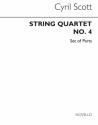 Cyril Scott, String Quartet No.4 (Parts) Streichquartett Buch