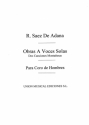 Obras a Voces solas - 2 Canciones Montanesas para coro de hombres a cappella partitura