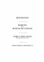 Ludwig van Beethoven, Beethoven: Las Ruinas De Atenas March SATB Partitur