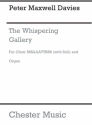 Peter Maxwell Davies: The Whispering Gallery SATB, Organ Accompaniment Vocal Score