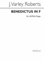 J. Varley Roberts, Benedictus In F Satb/Organ SATB and Organ Chorpartitur