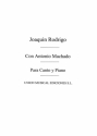 Joaquin Rodrigo, Con Antonio Machado Vocal and Piano Buch