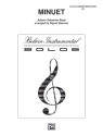 Minuet for alto saxophone/piano