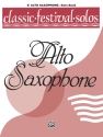 Classic Festival Solos for alto saxophone  - solo book -