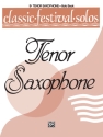 Classic Festival Solos for tenor saxophone in Bb - solo book