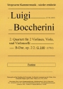 Quartett B-Dur Nr.2 op.2,2 G160 fr 2 Violinen, Viola und Violoncello Partitur und Stimmen