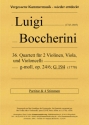 Quartett g-Moll Nr.36 op.24,6 G194 fr 2 Violinen, Viola und Violoncello Partitur und Stimmen