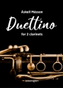 Duettino for 2 clarinets score