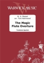 Wolfgang Amadeus Mozart, The Magic Flute Overture Posaunenquartett Partitur + Stimmen