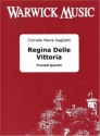 Corrado Maria Saglietti, Regina Delle Vittoria Trompetenquartett Partitur + Stimmen