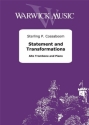Sterling P. Cossaboom, Statement and Transformations Alto Trombone and Piano Buch