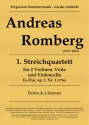 Romberg, Andreas Streichquartett Es-Dur 2 Vl, Va, Vc Partitur + Sti