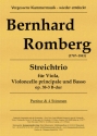 Romberg, Bernhard Streichtrio F-Dur Vc princ., Vl, Va 3 Stimmen