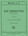 Six Sonatas Vol.1 for violin and piano