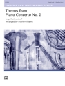 Themes from Piano Concerto no.2 for concert band score and parts