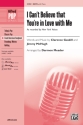 Various I Can't Believe ... SATB  Mixed voices